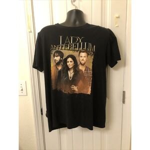 Lady Antebellum T-Shirt Large Black Country Music Concert Merch